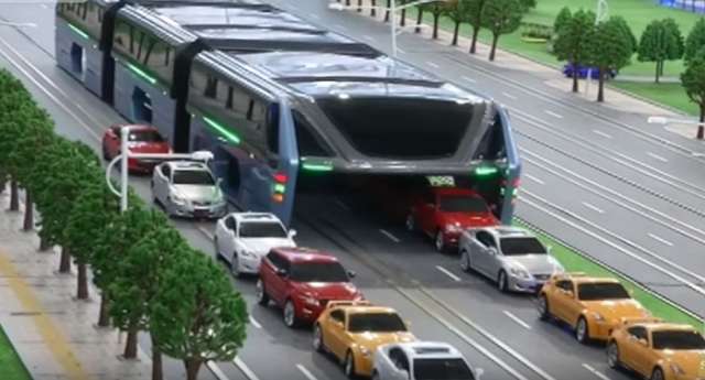 La Chine dévoile un projet de bus de l`avenir - VIDEO